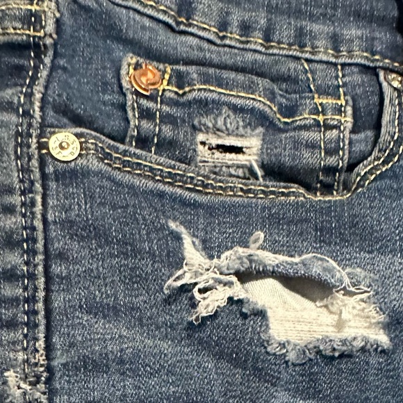 Denizen by Levi’s high rise shortie stretch Jean shorts size 27 - Picture 4 of 12